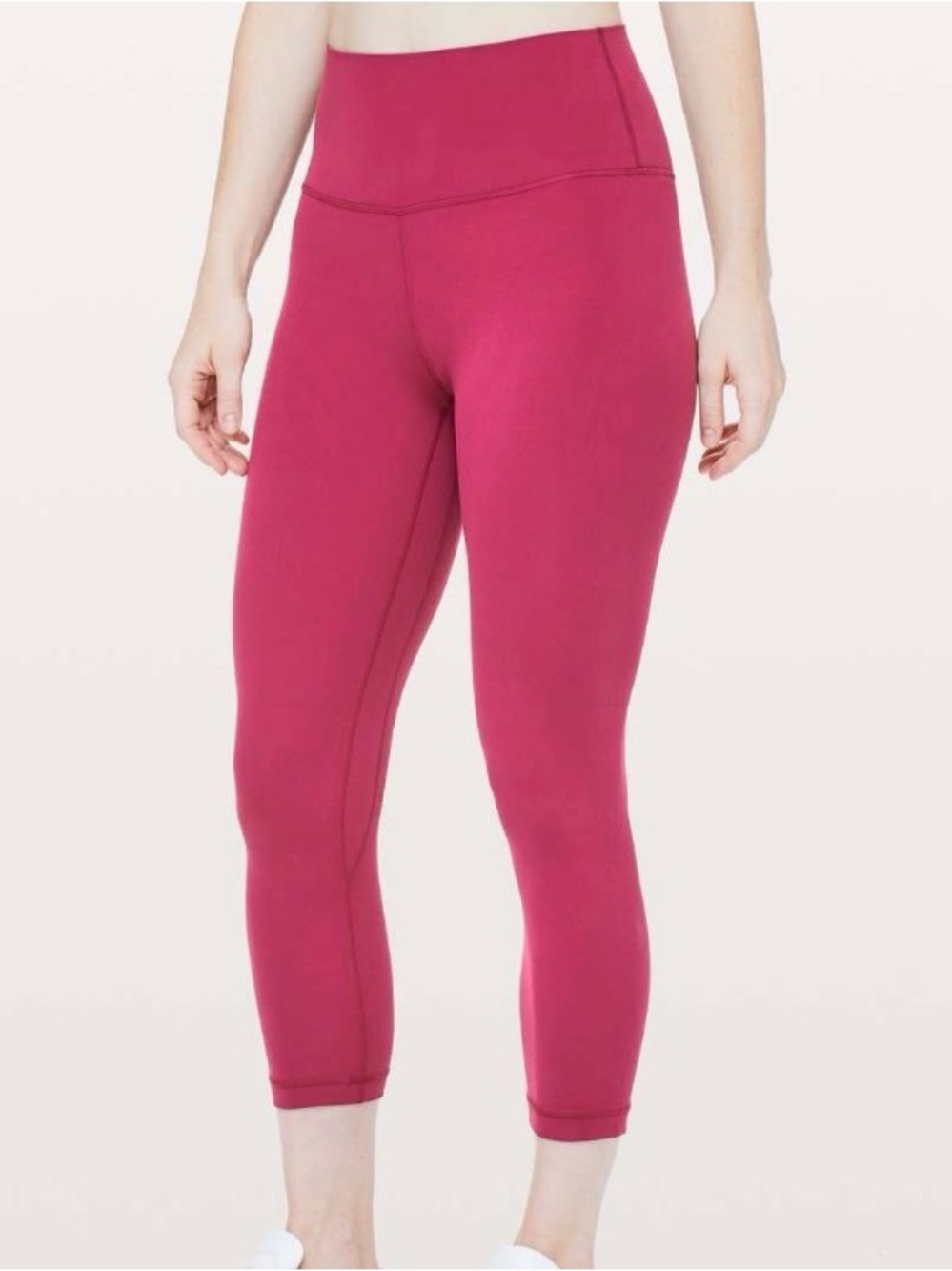 Lululemon Align Crop 21” Star Ruby Leggings Womens Size 4 Style W6AS8S Yoga
